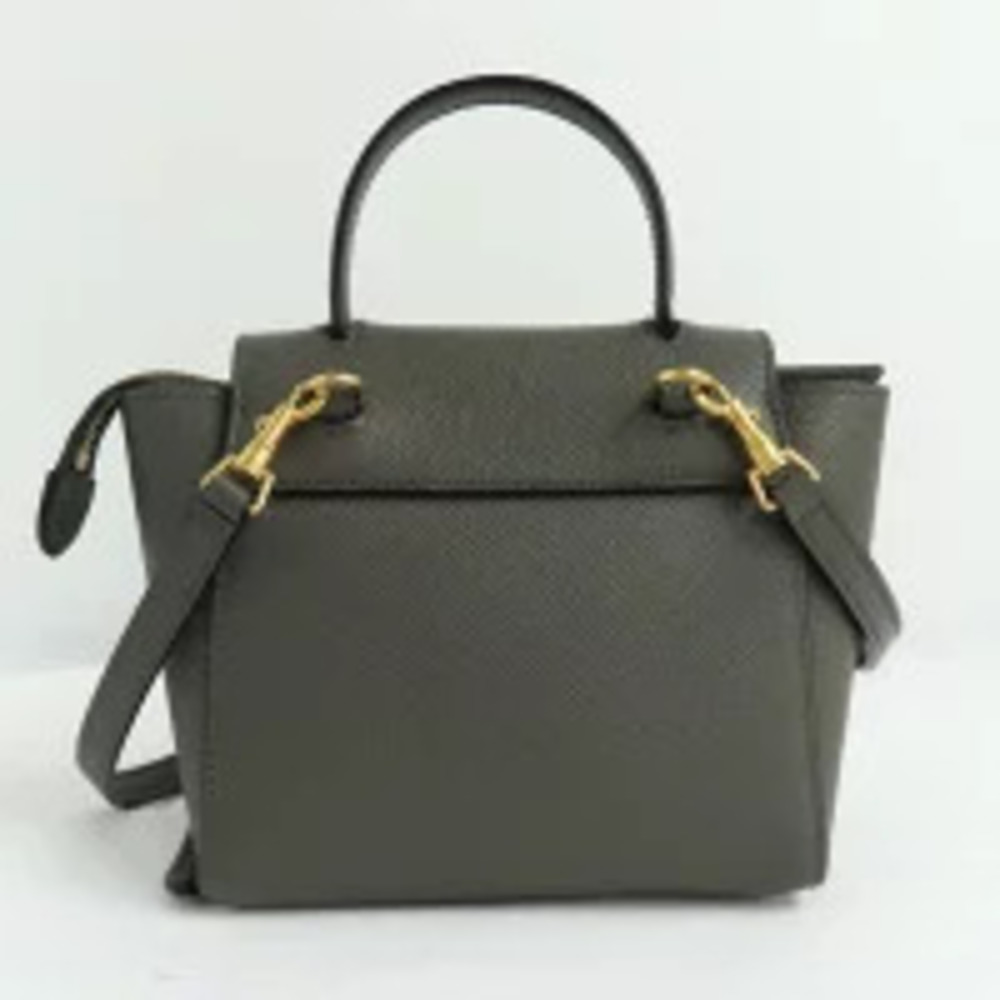Celine Belt Bag Pico Handbag Shoulder Gray Leather - Picture 2 of 6
